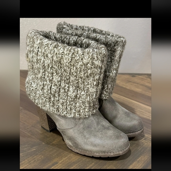 🧣 Mukluks Western Roper Boots – Knit Upper, 3.5" Heel, Size 7 - Picture 9 of 9
